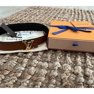 Louis Vuitton Initiales belt 30MM Reversible Black/Brown
